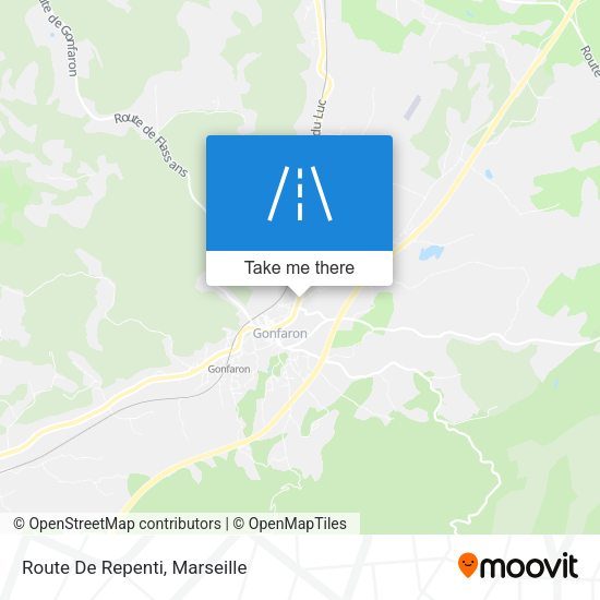 Route De Repenti map