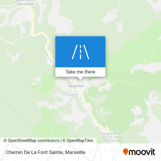 Chemin De La Font Sainte map