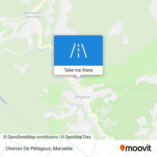 Chemin De Pétégoux map