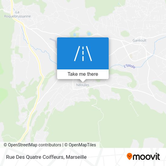 Rue Des Quatre Coiffeurs map