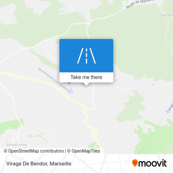 Virage De Bendor map