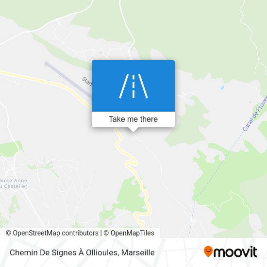 Chemin De Signes À Ollioules map