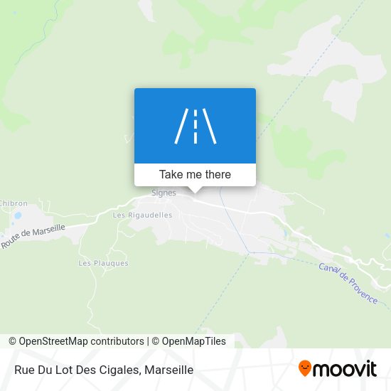 Rue Du Lot Des Cigales map