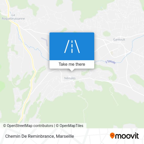 Chemin De Reminbrance map