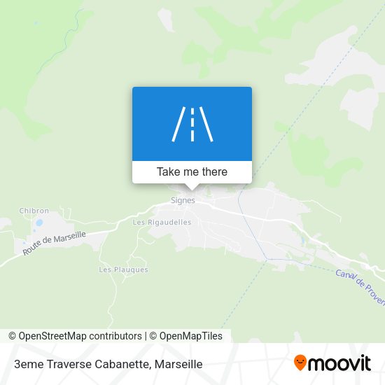 3eme Traverse Cabanette map
