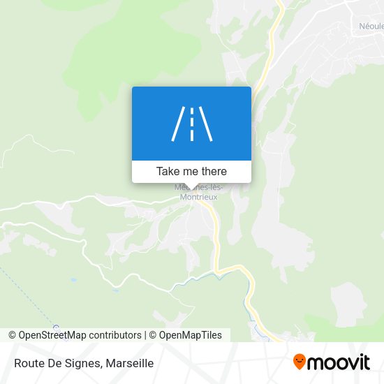 Route De Signes map