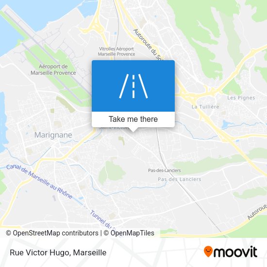 Rue Victor Hugo map