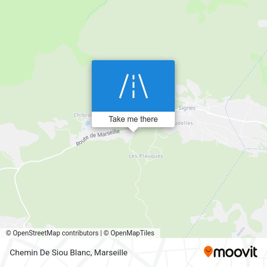 Chemin De Siou Blanc map
