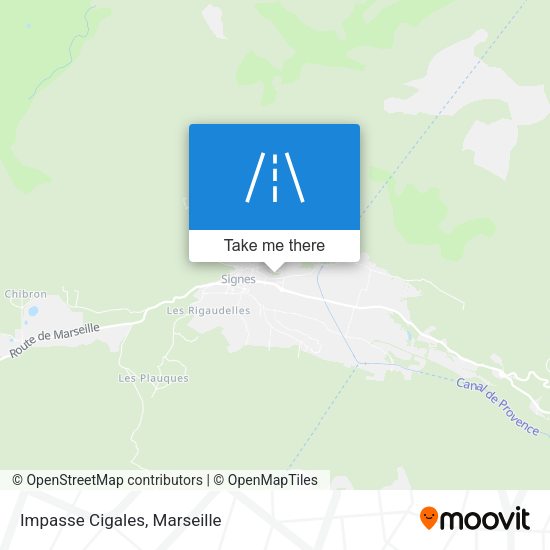 Impasse Cigales map