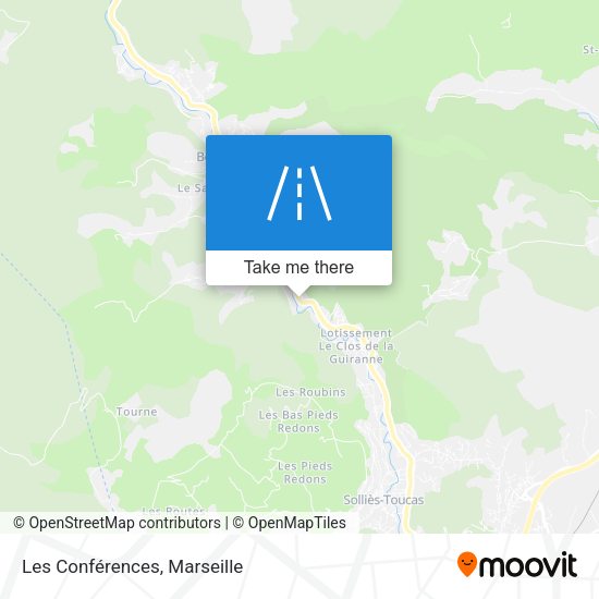 Les Conférences map