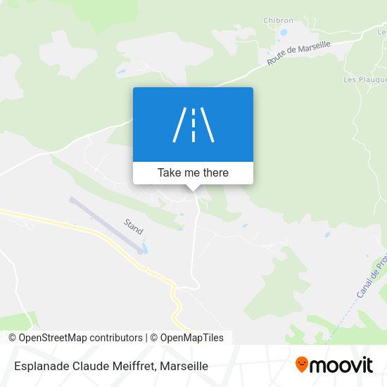 Esplanade Claude Meiffret map