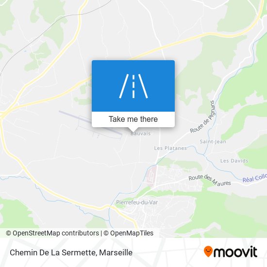 Chemin De La Sermette map