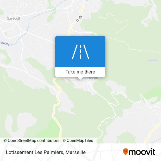 Lotissement Les Palmiers map