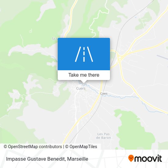 Impasse Gustave Benedit map