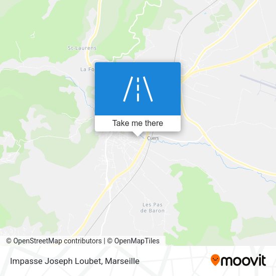Impasse Joseph Loubet map