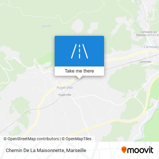 Chemin De La Maisonnette map