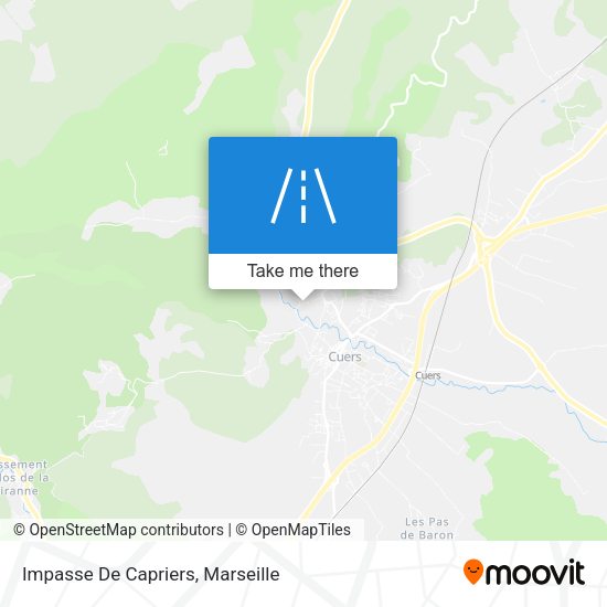 Impasse De Capriers map