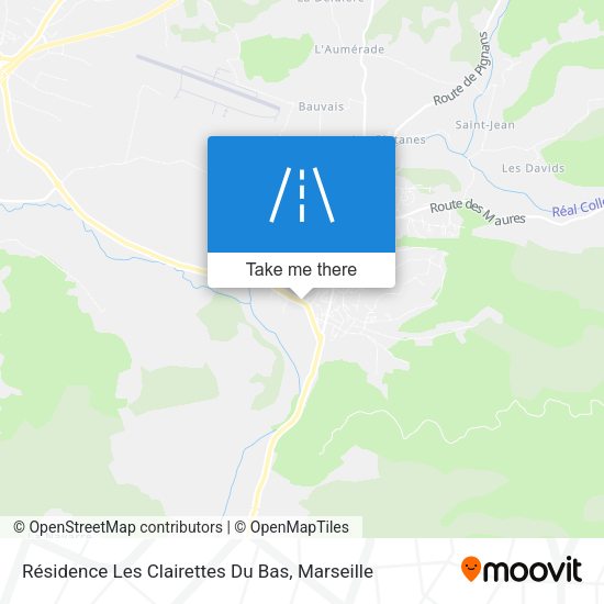 Résidence Les Clairettes Du Bas map