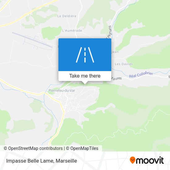 Impasse Belle Lame map