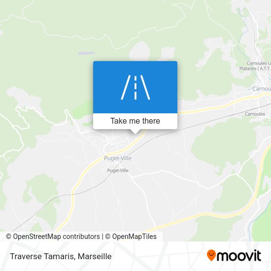 Traverse Tamaris map