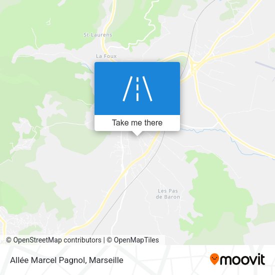 Allée Marcel Pagnol map