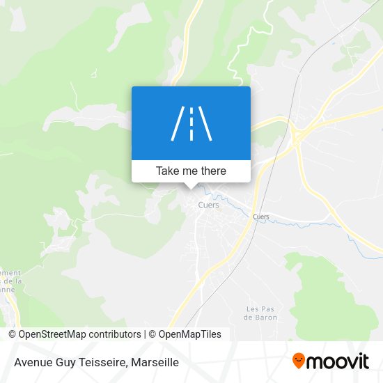 Avenue Guy Teisseire map