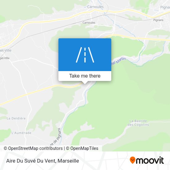 Aire Du Suvé Du Vent map