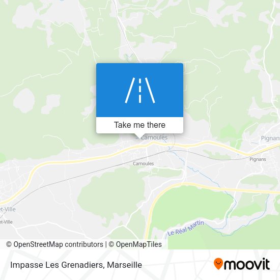 Impasse Les Grenadiers map