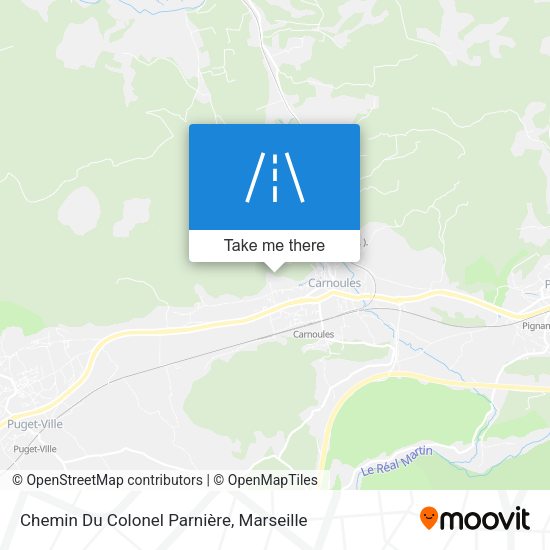 Chemin Du Colonel Parnière map