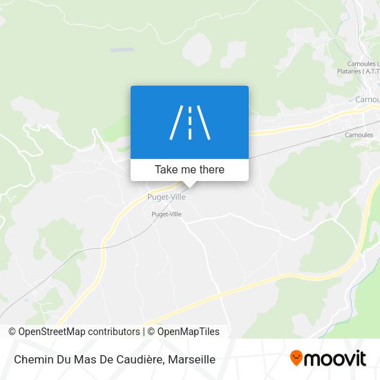 Chemin Du Mas De Caudière map