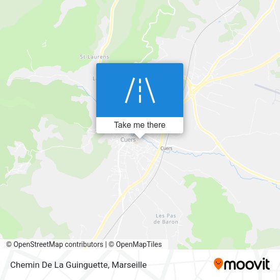 Chemin De La Guinguette map