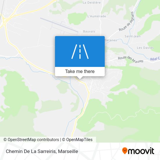 Chemin De La Sarreiris map