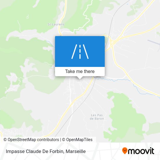 Impasse Claude De Forbin map