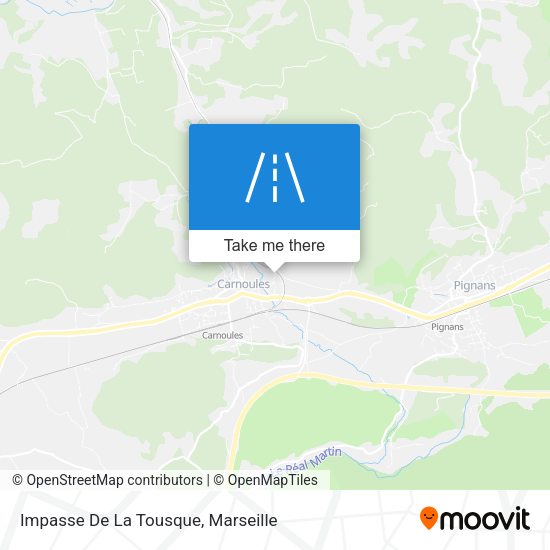 Impasse De La Tousque map