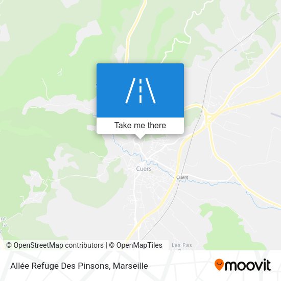 Allée Refuge Des Pinsons map