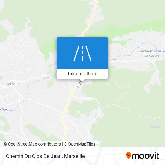 Chemin Du Clos De Jean map