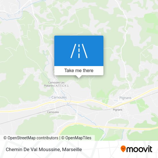 Chemin De Val Moussine map