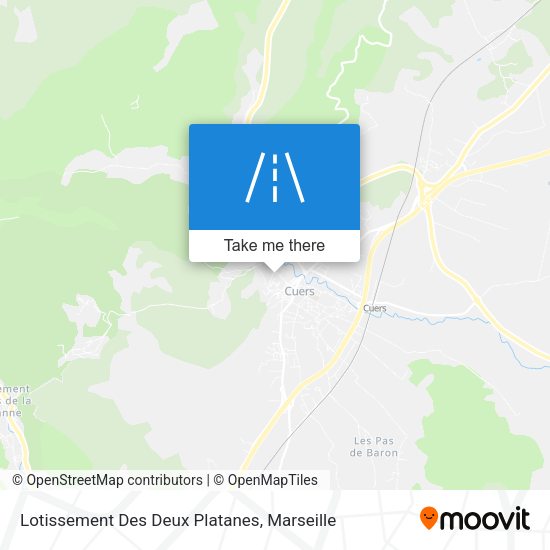 Lotissement Des Deux Platanes map