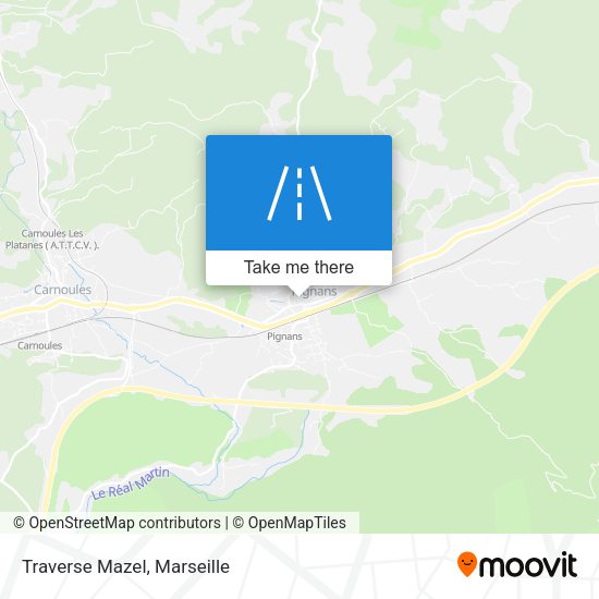 Traverse Mazel map