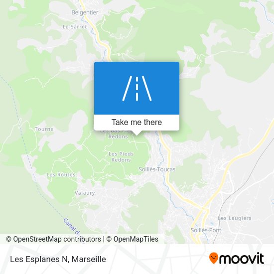 Les Esplanes N map