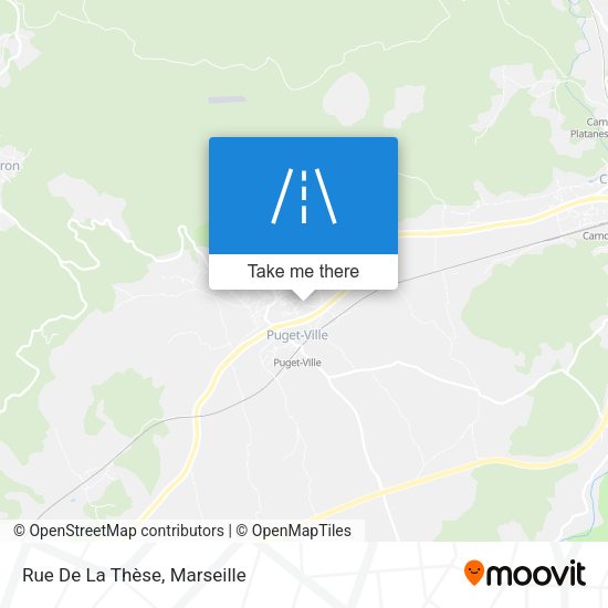 Rue De La Thèse map