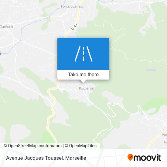 Avenue Jacques Toussel map