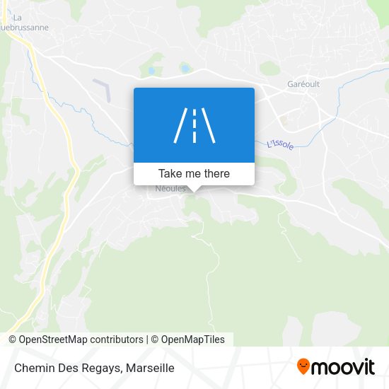 Chemin Des Regays map