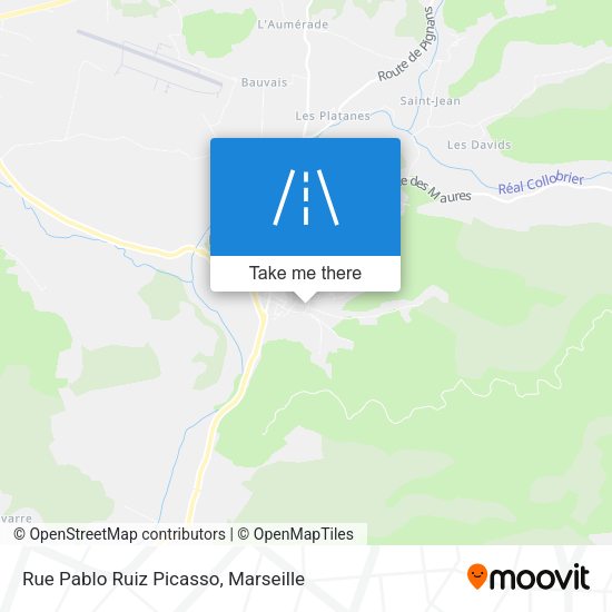 Rue Pablo Ruiz Picasso map