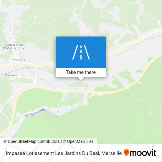 Impasse Lotissement Les Jardins Du Beal map