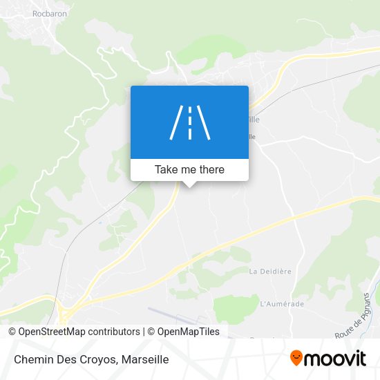 Chemin Des Croyos map