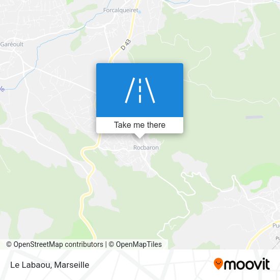 Le Labaou map