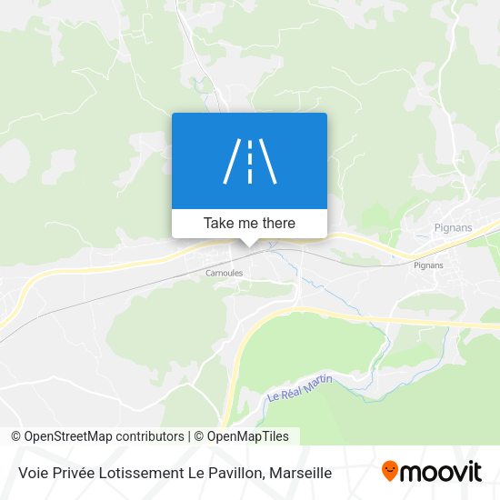 Voie Privée Lotissement Le Pavillon map