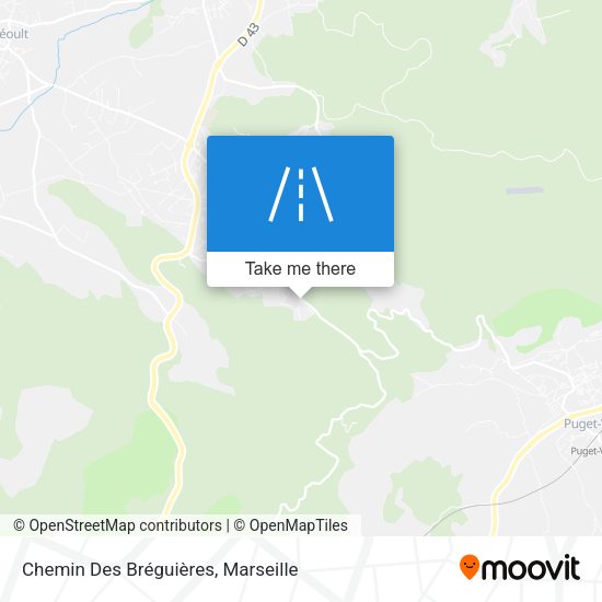 Chemin Des Bréguières map