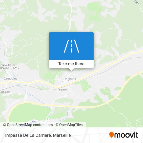 Impasse De La Carrière map